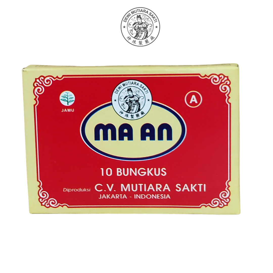 MAAN A (Obat Bubuk Herbal Gejala Campak, Meredakan Demam dan Gatal-Gatal)