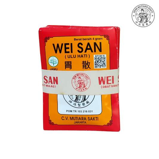 Wei San : Ulu Hati (Obat Herbal Maag dan Asam Lambung)