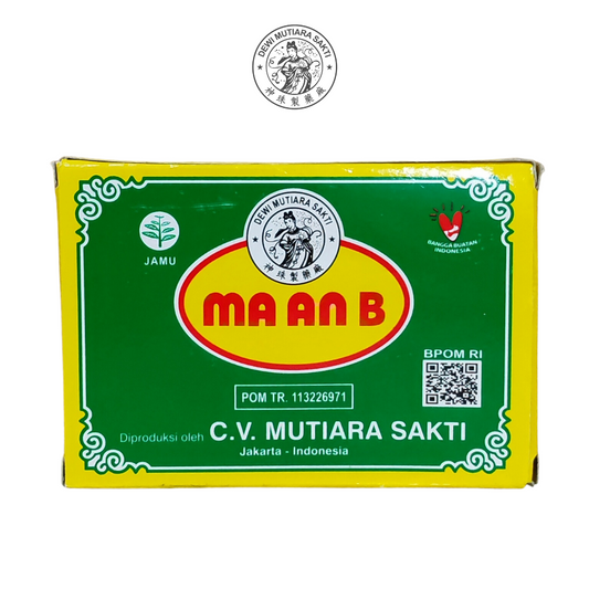 MAAN B (Obat Bubuk Herbal untuk Gejala Campak dan Membersihkan Bekas Gatal di Permukaan Kulit)